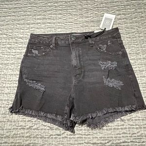 New Just USA Black Jean shorts